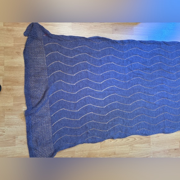 Nardi & Tagliaferri Luxury Mohair Wool Blend Scarf 28”x  84” Shawl Wrap - Picture 13 of 16